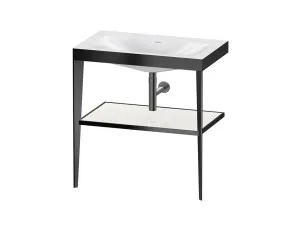 Duravit XViu Console with C-Bonded Basin White Shelf and Matte Black Frame XV4715NB285-P by Duravit, a Vanities for sale on Style Sourcebook