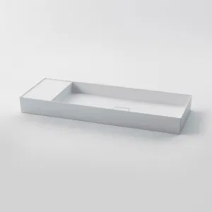 Falper Matt White Quattro Zero Basin with Side Countertop 1200mm - 3152000303 by Falper, a Basins for sale on Style Sourcebook
