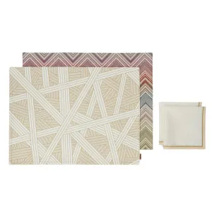 Missoni Marea Nastri 100 Placemat and Napkin Set 8053147134802 by Missoni, a Tableware for sale on Style Sourcebook