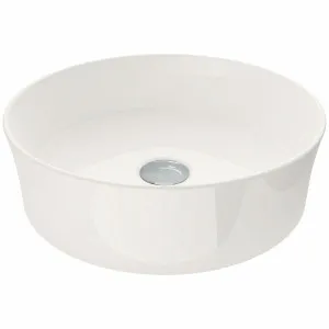 Turner Hastings Fino Round 382 Fine Fireclay Above Counter Basin Gloss White FI3820CTB by Turner Hastings, a Basins for sale on Style Sourcebook
