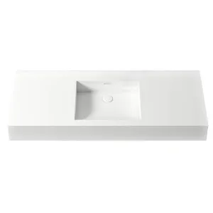Claybrook Geo 800 Vanity Centre Basin - Dover White H47231A-DW-01-HH by Claybrook, a Vanities for sale on Style Sourcebook