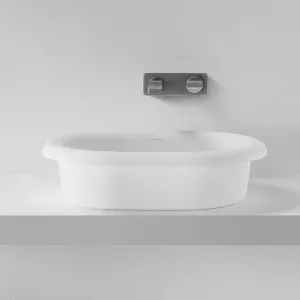 Claybrook Evolve Benchmount Basin - Dover White (No Overflow) - 3147001055 by Claybrook, a Basins for sale on Style Sourcebook
