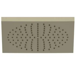 Fantini Soho 200 Square Shower Rose - Matte British Gold PVD 86P68008 by Fantini, a Showers for sale on Style Sourcebook