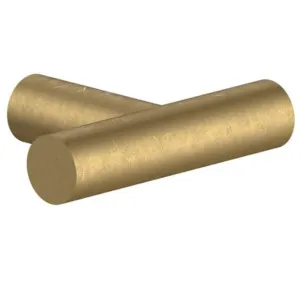 Fantini Young Double Robe Hook - Pure Brass PVD 96Q77608 by Fantini, a Bathroom Accessories for sale on Style Sourcebook