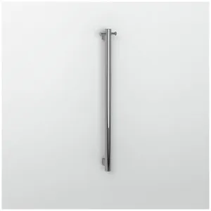 Rogerseller Tonic 900 Vertical Heated Towel Rail with Hook - Polished Stainless Steel 3435005601 by Rogerseller, a Towel Rails for sale on Style Sourcebook