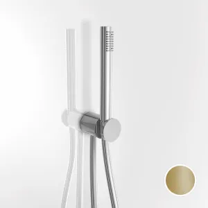 AboutWater (Boffi & Fantini) Fukasawa Handshower with Integrated Wall Union - Matte British Gold 3529000016 by AboutWater, a Showers for sale on Style Sourcebook