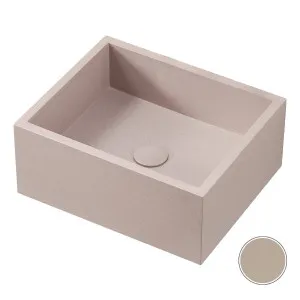 Claybrook Jura Wall Hung Basin - Leather Brown Finish H47244-LE-01-HH by Claybrook, a Basins for sale on Style Sourcebook