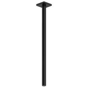 Fantini Soho 295 Ceiling Shower Arm with Square Backplate - Deep Black PVD 86S18040F by Fantini, a Showers for sale on Style Sourcebook