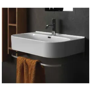 Studio Bagno Syesis 50 Basin Towel Rail - Chrome SYNPS35 by Studio Bagno, a Bathroom Accessories for sale on Style Sourcebook