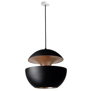 DCW Editions Here Comes The Sun 450 Pendant Light - Black and Copper HCS450BLCOP by DCW Editions, a Lighting for sale on Style Sourcebook