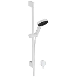 Hansgrohe Pulsify S 65cm Shower Set 105 1jet with Shower Bar and Wall Outlet - Matte White 24311703 by Hansgrohe, a Showers for sale on Style Sourcebook