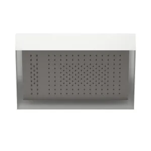 Fantini Acquafit Multi-Function Ceiling Shower with Frame & Dream Light - Matte Gun Metal PVD 79P5K021 by Fantini, a Showers for sale on Style Sourcebook