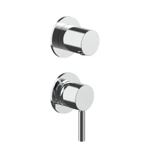 Fantini Nostromo Wall Diverter Mixer - Chrome 5002G481B-4400M585A by Fantini, a Showers for sale on Style Sourcebook