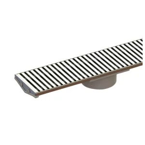 Rogerseller Channel Floor Waste Bar Grate - Brushed Stainless Steel 3811000504 by Rogerseller, a Traps & Wastes for sale on Style Sourcebook