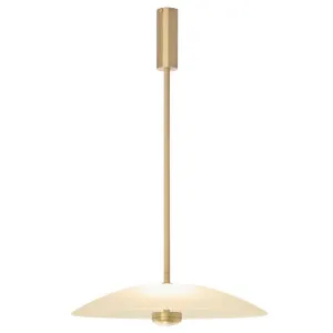 CTO Lighting Cielo Large Pendant Light - Satin Brass CIEPELSBFG by CTO Lighting, a Lighting for sale on Style Sourcebook