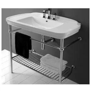 Studio Bagno Nova Console Basin with 3 Tap Holes - Gloss White NOVA3 by Studio Bagno, a Vanities for sale on Style Sourcebook