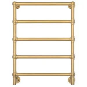 Turner Hastings Mayer Heated Towel Rail Brushed Brass MA602HTR-BB by Turner Hastings, a Towel Rails for sale on Style Sourcebook