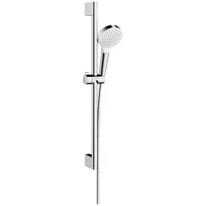 Hansgrohe Crometta 100 1jet 65cm Shower Set with Shower Bar - White Chrome 26554400 by Hansgrohe, a Showers for sale on Style Sourcebook