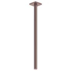 Fantini Soho 295 Ceiling Shower Arm with Square Backplate - Matte Copper PVD 86P98040F by Fantini, a Showers for sale on Style Sourcebook