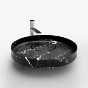 Falper Matt Black Eccentrico Counter Basin Nero Marquinia - 3152001364 by Falper, a Basins for sale on Style Sourcebook