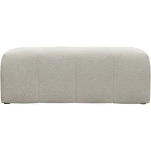 Lucello Boucle Ivory Ottoman by James Lane, a Ottomans for sale on Style Sourcebook