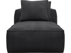 Riley Plaza Flint Grey Module Chaise by James Lane, a Sofas for sale on Style Sourcebook