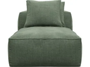 Riley Tribute Dark Jade Module Chaise by James Lane, a Sofas for sale on Style Sourcebook