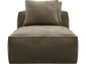 Riley Tribute Walnut Module Chaise by James Lane, a Sofas for sale on Style Sourcebook