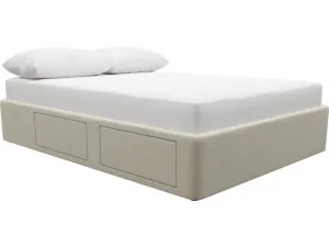Zenith Storage Drawer Bed Base Muse Flax  by James Lane, a Beds & Bed Frames for sale on Style Sourcebook