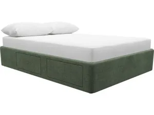 Zenith Storage Drawer Bed Base Tribute Dark Jade  by James Lane, a Beds & Bed Frames for sale on Style Sourcebook
