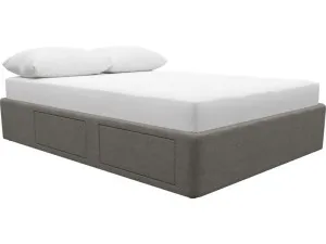 Zenith Storage Drawer Bed Base Isla Soft Grey  by James Lane, a Beds & Bed Frames for sale on Style Sourcebook