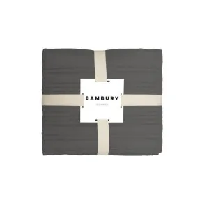 Bambury Flinders Charcoal Bed Runner by null, a Blankets & Throws for sale on Style Sourcebook