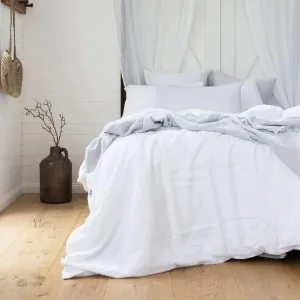 Bambury Linen White Quilt Cover Set by null, a Quilt Covers for sale on Style Sourcebook