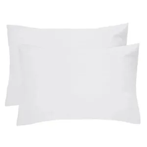 Bambury Linen White Pillowcase Pair by null, a Cushions, Decorative Pillows for sale on Style Sourcebook