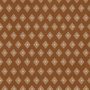 Picnic Pattern Dark Brown Wallpaper by Urban Road, a Wallpaper for sale on Style Sourcebook