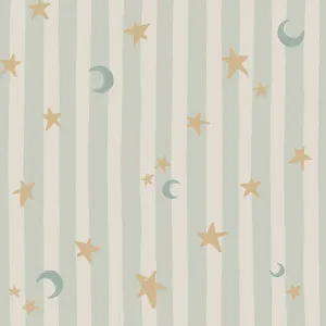 Wish Upon a Star Pale Blue Wallpaper by Urban Road, a Wallpaper for sale on Style Sourcebook