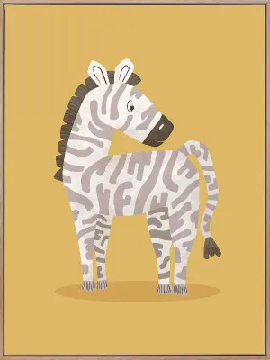 Ziggy the Zebra Canvas Art Print by Urban Road, a Prints for sale on Style Sourcebook