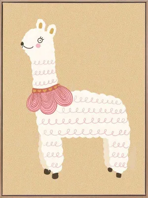 Luna the Llama Canvas Art Print by Urban Road, a Prints for sale on Style Sourcebook
