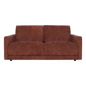 Hendrix 2.5 Seater Sofa in Lila Rust by OZ Design, a Sofas for sale on Style Sourcebook