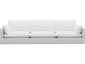 Willow Noa Fog Modular Sofa - 3 Seater by James Lane, a Sofas for sale on Style Sourcebook