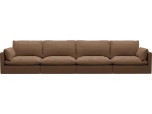 Willow Tribute Chestnut Modular Sofa - 4 Seater by James Lane, a Sofas for sale on Style Sourcebook