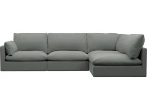 Willow Tribute Storm Corner Sofa - 4 Seater RAF Terminal by James Lane, a Sofas for sale on Style Sourcebook