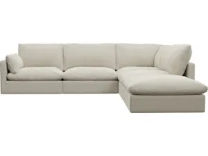 Willow Muse Flax Modular Sofa - 5 Seater RAF Terminal by James Lane, a Sofas for sale on Style Sourcebook