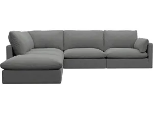 Willow Maya Flint Modular Sofa - 5 Seater LAF Terminal by James Lane, a Sofas for sale on Style Sourcebook