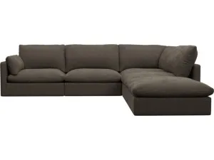 Willow Muse Mink Modular Sofa - 5 Seater RAF Terminal by James Lane, a Sofas for sale on Style Sourcebook