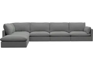 Willow Maya Flint Modular Sofa - 6 Seater LAF Terminal by James Lane, a Sofas for sale on Style Sourcebook