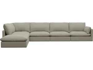 Willow Plaza Natural Modular Sofa - 6 Seater LAF Terminal by James Lane, a Sofas for sale on Style Sourcebook