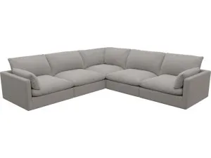 Willow Boucle Pumice Corner Sofa - 5 Seater by James Lane, a Sofas for sale on Style Sourcebook