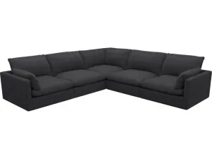 Willow Plaza Flint Grey Corner Sofa - 5 Seater by James Lane, a Sofas for sale on Style Sourcebook