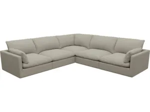 Willow Plaza Natural Corner Sofa - 5 Seater by James Lane, a Sofas for sale on Style Sourcebook